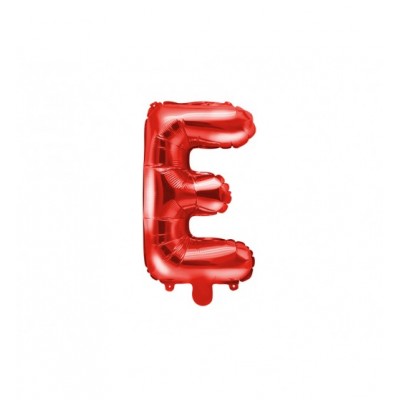Fóliový balón E červený