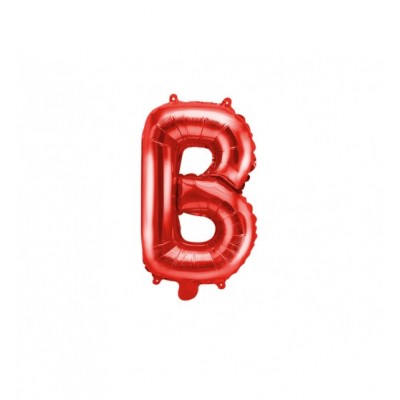 Fóliový balón O červený