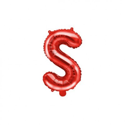 Fóliový balón S červený