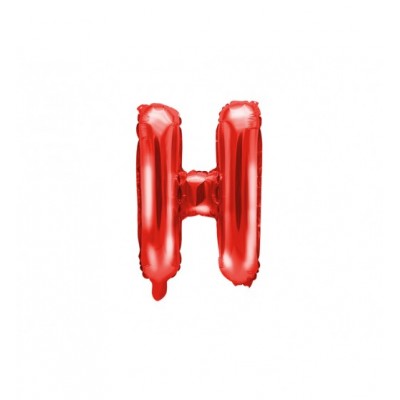 Fóliový balón H červený