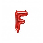 Fóliový balón F červený