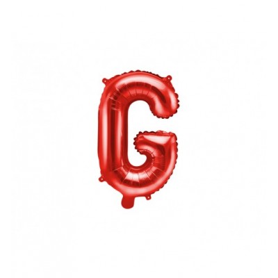 Fóliový balón G červený