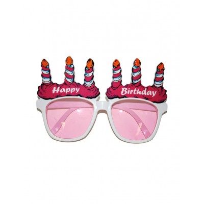 OKULIARE HAPPY BIRTHDAY BIELE