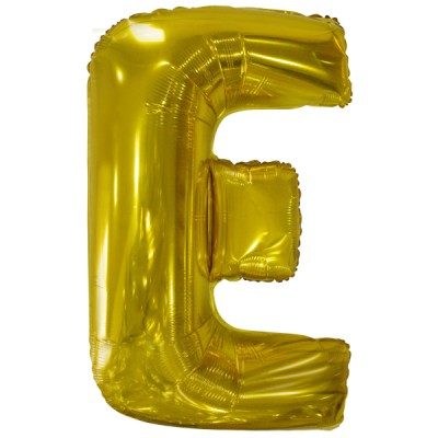 Fóliový balón písmeno D zlaté