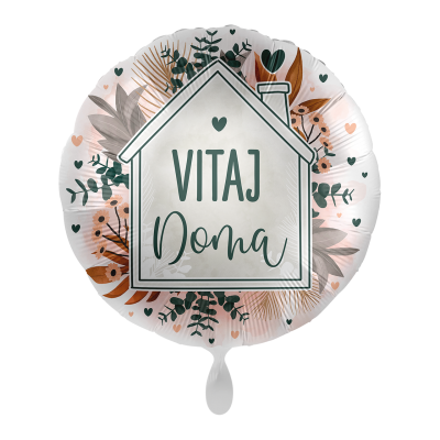 Fóliový balón Vitaj doma