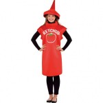Dámsky kostým Ketchup Bottle veľkosť M/L