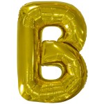 Fóliový balón písmeno B zlaté