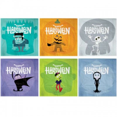 Servítky Halloween Monsters