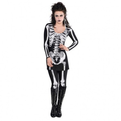 Dámsky Halloween kostým kostra veľkosť M