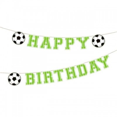 Banner Happy Birthday Futbal