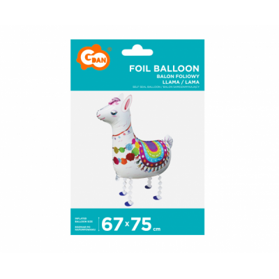 Fóliový balón chodiaci Lama