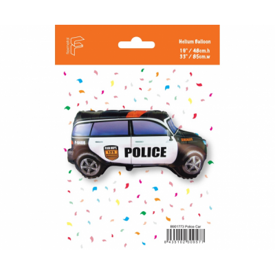 Fóliový Juniorshape balón Policajné auto