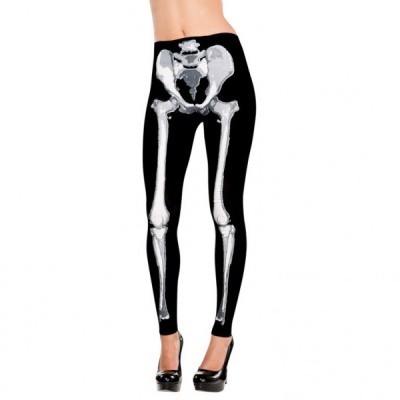 Dámske Halloween leginy kostra M/L