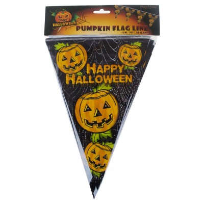 Vlajkový banner Happy Halloween
