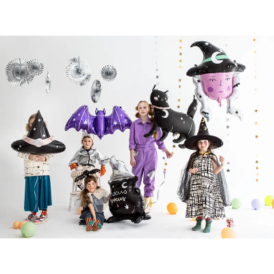 Fóliový Supershape balón Netopier fialový