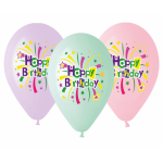 Latexové balóny Happy Birthday