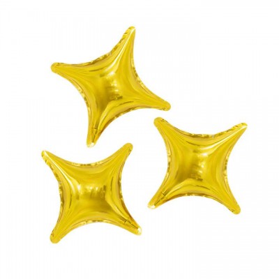 Fóliový balón zlatá hviezda