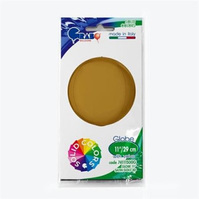 Fóliový balón Orbz Satin Gold 29 cm