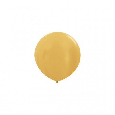 Latexový dekoračný balón perleťová zlatá 60 cm