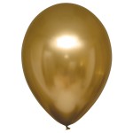 Latexové dekoračné balóny satin luxe zlaté 28 cm