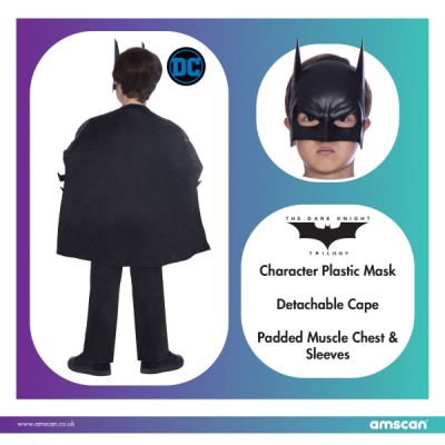 Chlapčenský kostým Batman Temný rytier 3-4 roky