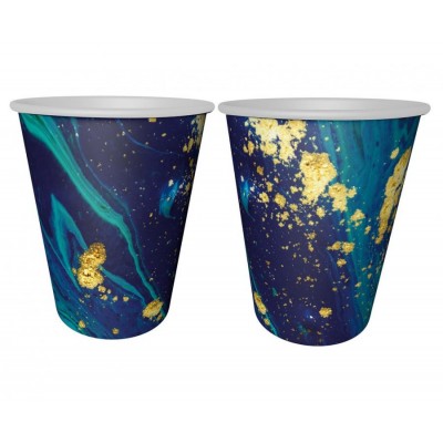 Papierové poháre "Midnight Blue"